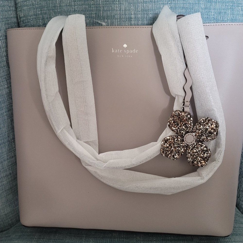 Kate Spade gray medium tote